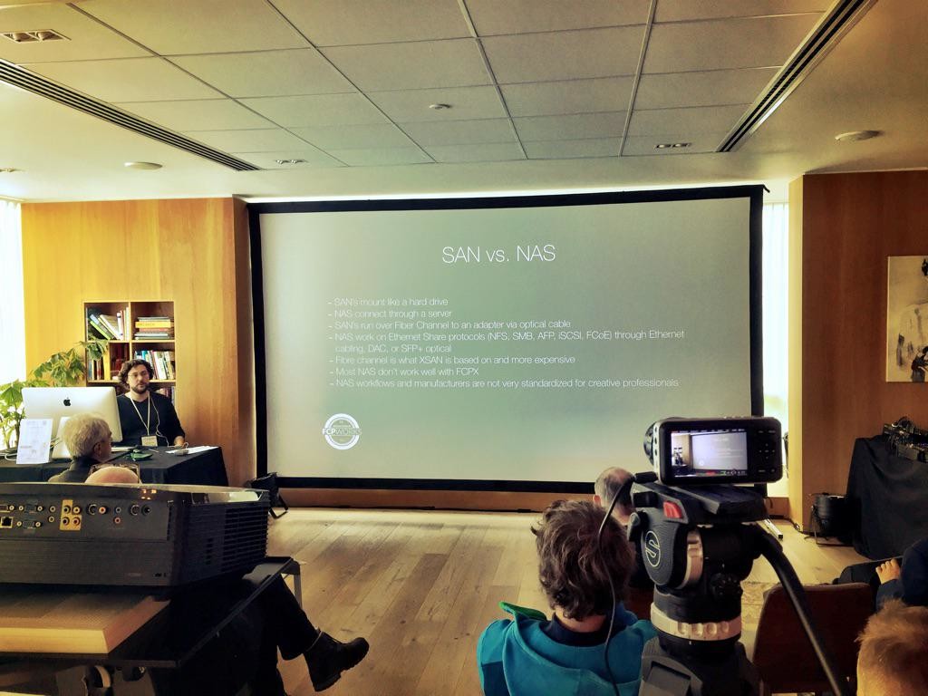 Sam Mestman presents at FCP EXPO