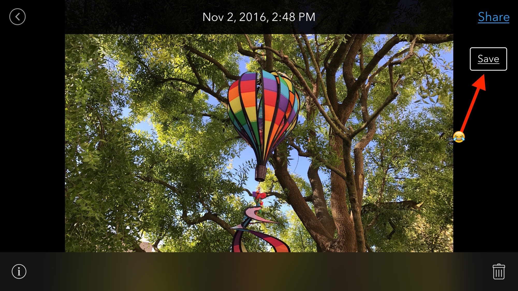 DJI GO Save Image